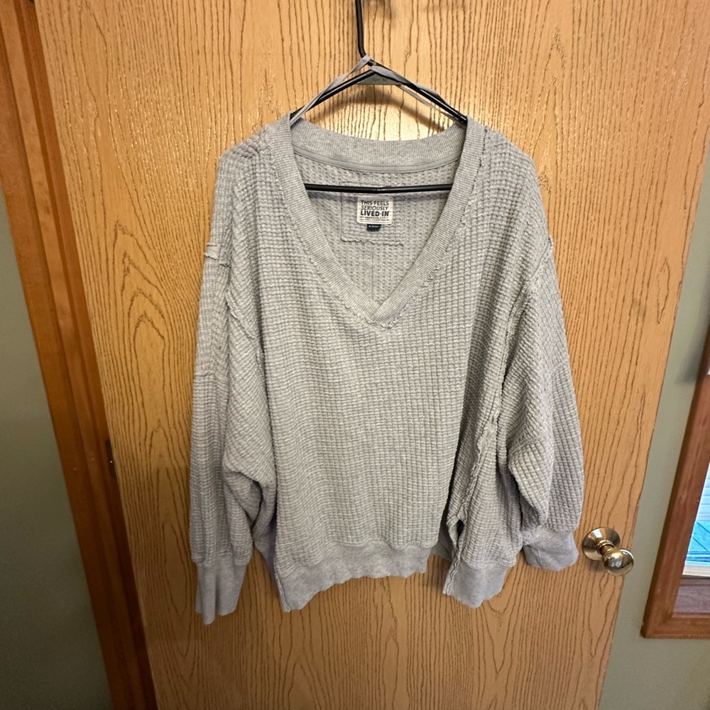 American Eagle Waffle shirt